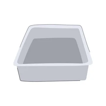 Empty rectangular baking pan for cooking cakes Stock Illustration