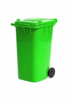 Empty recycling bin Foto stock