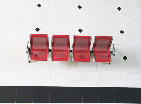 Empty Red Chair Stock Photos