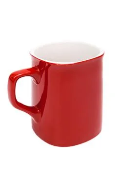 Empty red cup Stock Photos