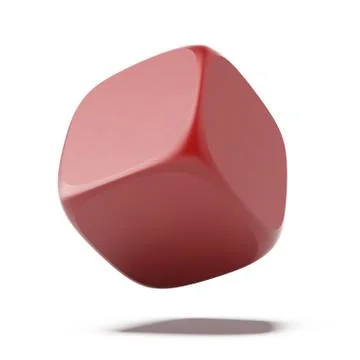 Empty red gambling cube 스톡 일러스트