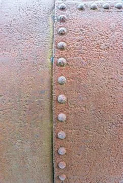 Empty red metal surface with rusty for texture background.ready for product d Stock Photos