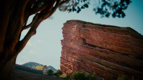 Empty Red Rocks Amphitheatre, North Rock... | Stock Video | Pond5