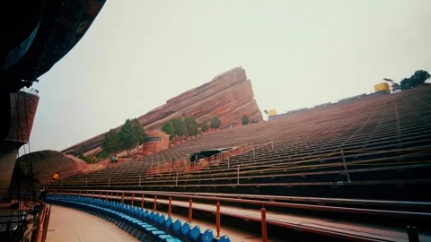 Empty Red Rocks Amphitheatre from the st... | Stock Video | Pond5