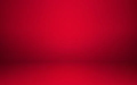 Empty red studio room interior. Clean workshop for photography or presentatio 스톡 일러스트