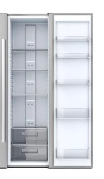 Empty refrigerator Illustrazione stock