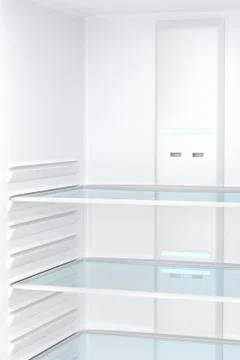 Empty refrigerator Stock Illustration