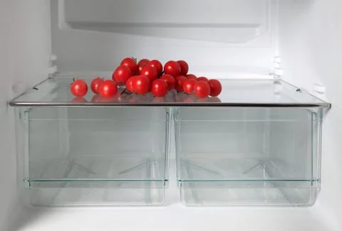 Empty refrigerator Stock Photos