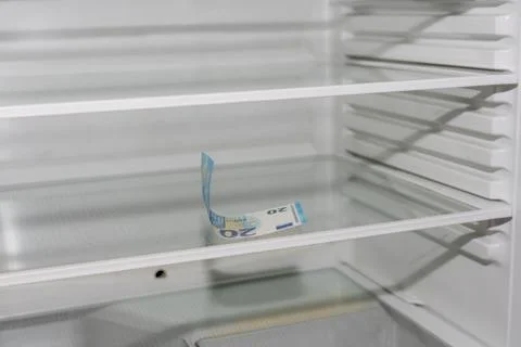 Empty refrigerator Stock Photos