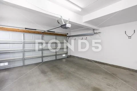 Empty Residential Garage Stock Photos