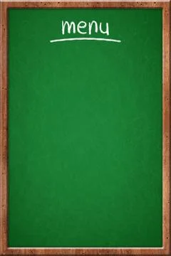 Empty restaurant menu Stock Illustration
