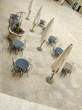 Empty restaurant Stock Photos