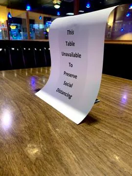 Empty restaurant Foto stock