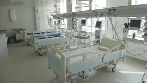 Empty resuscitation ward  Stock Footage 82073078