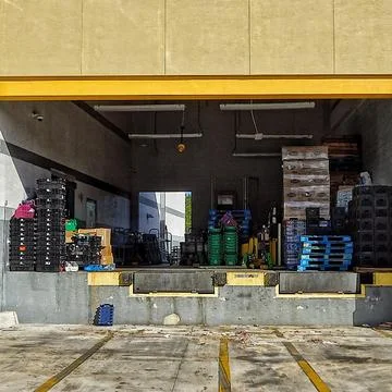Empty Retail Loading Dock Stock Photos