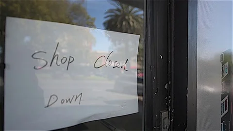 Empty retail shop Four Stock Footage 82658257