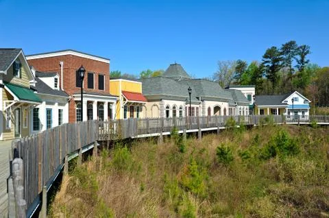 Empty Retail Shops Stock Photos