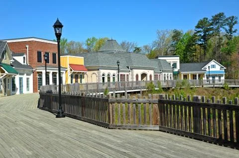 Empty Retail Shops Stock Photos