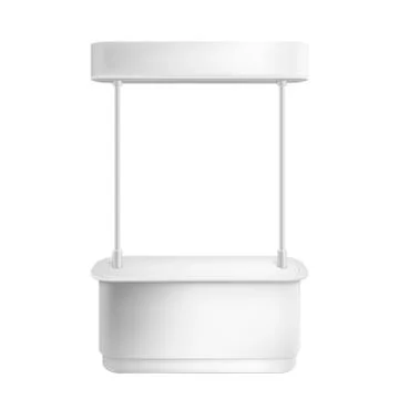 Empty retail stand Stock Illustration