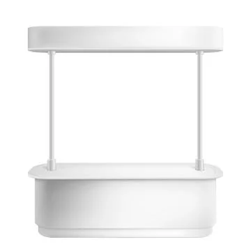 Empty retail stand Stock Illustration