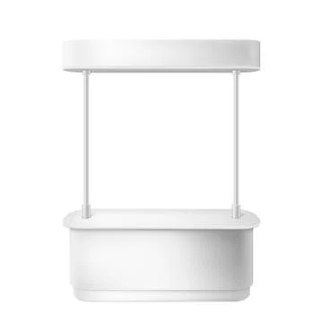 Empty retail stand Illustration Stock Illustration
