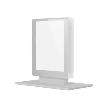 Empty retail stand. Illustration isolated on white background Stock-Illustration