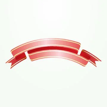 Empty Ribbon Banner Stock-Illustration