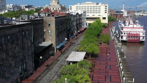 Empty River Street Vídeo Stock 128592293