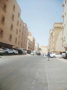 Empty Road in the city Stock Photos