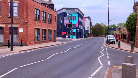 Empty road - Coronavirus Stock Footage 129200475