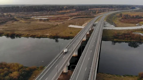 An empty road during the epidemic and quarantine Stock Footage 128369349
