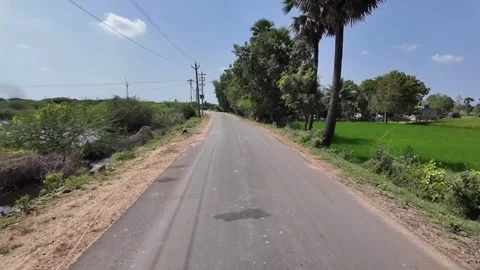 Empty Road - Fast Moving Shot Stock Footage 263885940