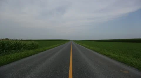 Empty road Vídeos de archivo 21786575