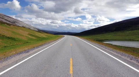 Empty road Stock Footage 68511631