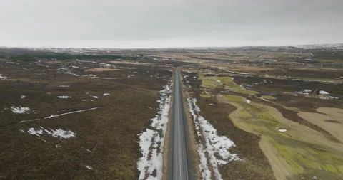 Empty Road in Iceland Video stock 228679500