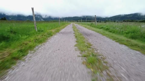 Empty road in the mountain (Point Of View) Video Stock Footage 276270136