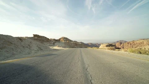 Empty Road in Mountains. 4K Video Clip Stock Footage 99823986