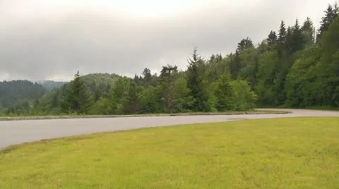 Empty Road in the Mountains Video stock 12745234