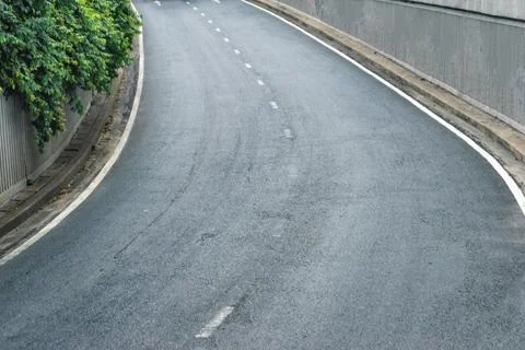 Empty road in perspective Stock Photos