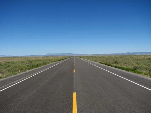 Empty road Stock Photos