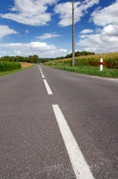 Empty road Foto stock