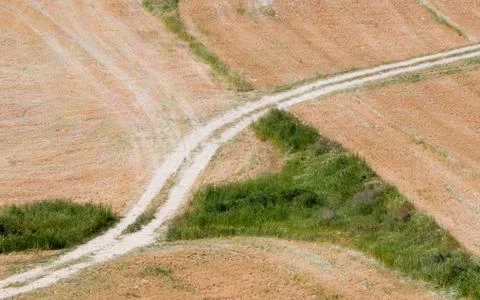 Empty road Stock-Fotos