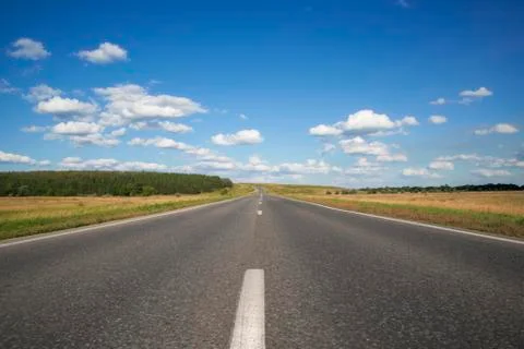 Empty road Stock Photos