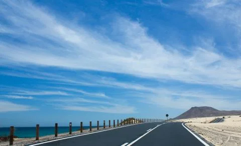 Empty road Stock Photos