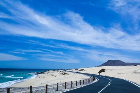 Empty road Stock Photos