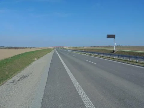 Empty Road Foto stock