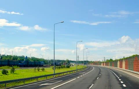 Empty road Stock Photos