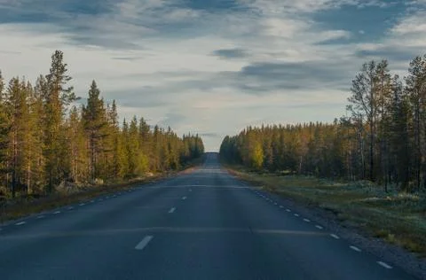 Empty road Stock Photos