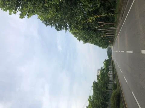 Empty Road Stock Photos