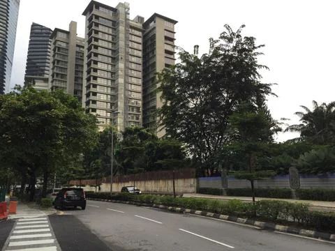 Empty road Stockfoto's